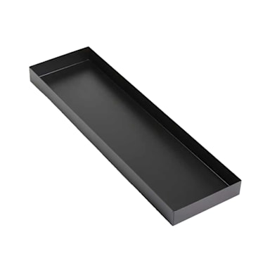 American Metalcraft MTB296 Black Twilight 29.75 x 6.13 x 2 Rect. Tray