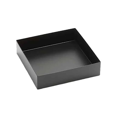 American Metalcraft SBBS Blk Twilight 8-1/8"Sq x 2" S/S Tray
