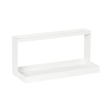 Cal-Mil 23420-2-15 Juno White 2-Tier 25 x 10 x 12" Display Rack