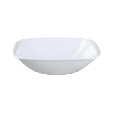 Corelle 1075554 White 10 ounce Square Bowl - 6 / CS