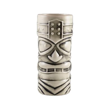Steelite GWTKM400W White Tiki 14 ounce Stoneware Mug - 4 / CS