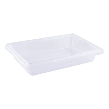 Darling Foodservice Clear PC 2 gallon 18 x 12 x 3.5" Food Box