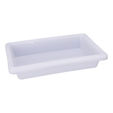 Darling Foodservice White PE 2 gallon 18 x 12 x 3.5" Food Box
