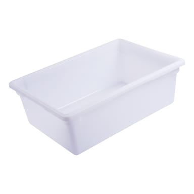 Darling Foodservice White PE 12.5 gallon 18 x 26 x 9" Food Box
