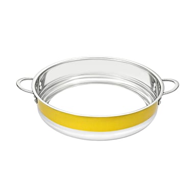 Bon Chef 72032-BL-Y Yellow Bottomless 14.75" Food Pan Ring