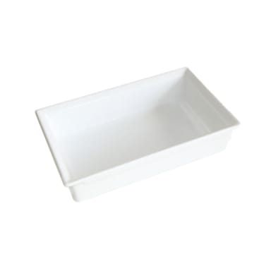 G.E.T. CIH1/4DD-WW White Perfect Fit 1/4 Size 2-3/4 quart Food Pan