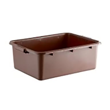 Brown Polypropylene 15 x 20 x 7" Bus Box