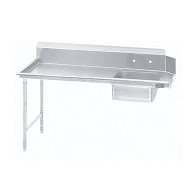 Advance Tabco DTS-S70-48L-X Stainless Steel Straight-Soil Dishtable