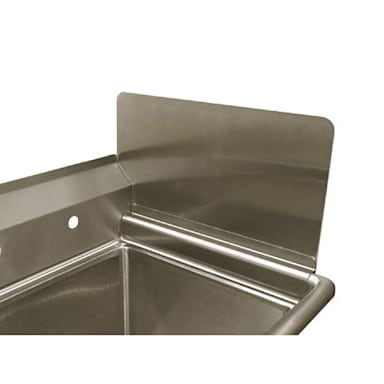 Advance Tabco K-700D S/S 12" Side Splash For Dish Tables