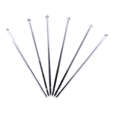 Darling Foodservice Clear Ball End Sq. Stem 6 in. Stirrer - 4000 / CS