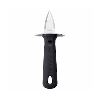 TableCraft 10975 PerfectGrip™ S/S Oyster Shucker w/ Black Handle