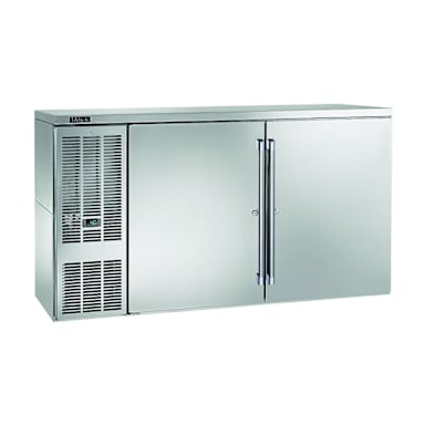 Perlick BBS60-SS-L-STK S/S 2 Section 60"W Back Bar Refrigerator