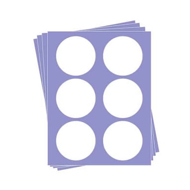 Kopykake KJFS3RND 3" Circles Frosting Sheet