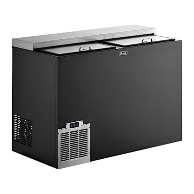 Perlick BC48RT-BS-STK Black 120V 48" Flat Top Bottle Cooler