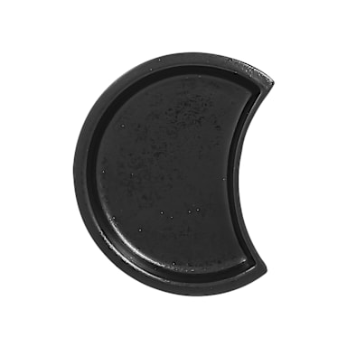 RAK Porcelain KRARFL13 Ashore Black 4.9 x 4.15 in. Flat Lid