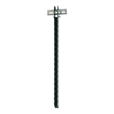 Darling Foodservice Green Epoxy 44" Vertical Wall Mount Bracket
