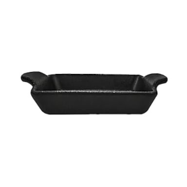 Diversified Ceramics DCI539BI Black 10 ounce Rectangle Dish