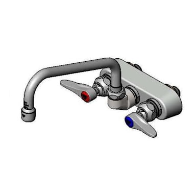 T & S Brass B-1106 8" Back Mount Faucet w/ Swing Nozzle