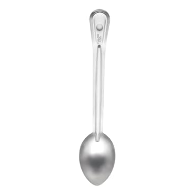 Browne Foodservice 4770 Satin Finish 15" Solid Serving Spoon