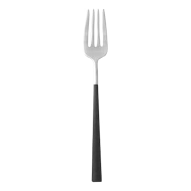 Costa Nova C20299-BLK Mito Black Cable 6.9" Dessert Fork - Dozen