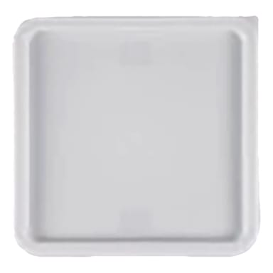 Darling Foodservice White Polypropylene Square 2&4 quart Container Lid