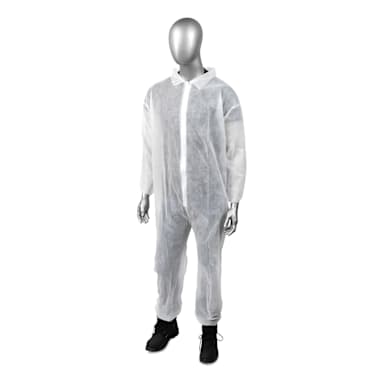 Tradex Holdings PPCVMDEW Med Zipper Front Coverall w/ Collar