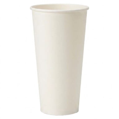 Darling Foodservice White 22 ounce Paper Cold Cup - 1000 / CS