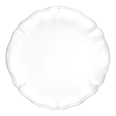 Costa Nova TP273-WHT Alentejo White 10-5/8" Dinner Plate - 6 / CS