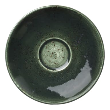 Steelite 1203X0043 Vesuvius Burnt Emerald 5" Saucer LiV