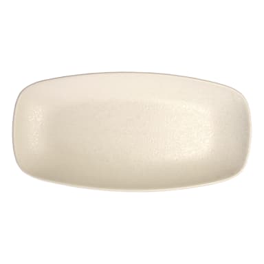 Int'l Tableware AL-13-TW Alloy Titanium White 11.63 x 5.9 Platter