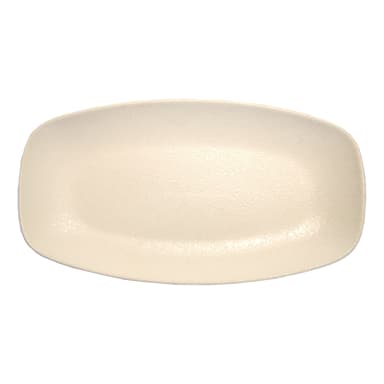 Int'l Tableware AL-14-TW Alloy Titanium White 14 x 7.5 Deep Platter
