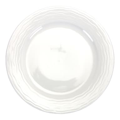 Int'l Tableware WA-16 Wave Bright White 10.5" Plate
