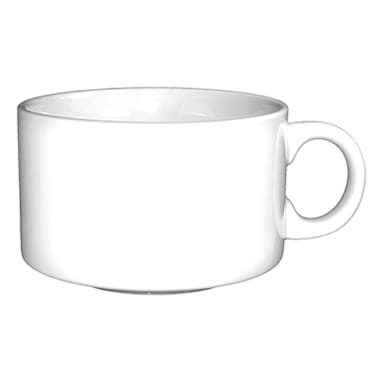 Int'l Tableware 89344-02 Torino Euro White 4-3/8 in Soup Cup