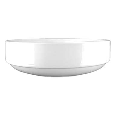 Int'l Tableware FA-104 Torino Bright White 4.5 in. Stak Bowl