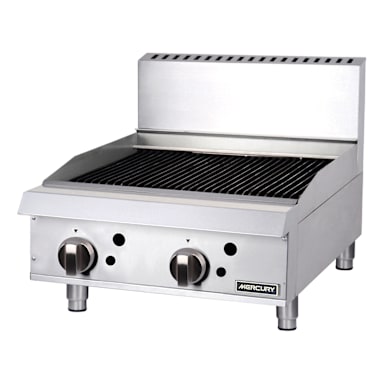 Mercury MC-24-MR S/S 2-Burner 24" Charbroiler