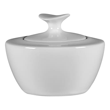 RAK Porcelain BCBVSU10 Bravura White 4.21" Sugar Bowl
