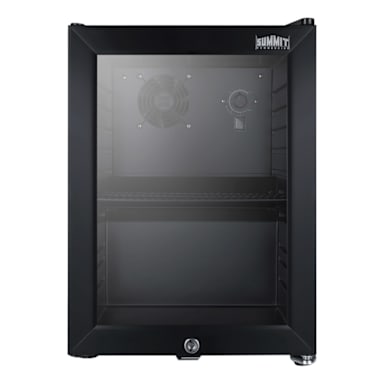 Summit Appliance SCR114L Black Compact Beverage Merchandiser