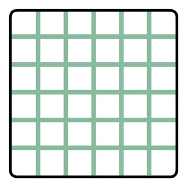 Fortessa GR36-L-230H Green L High Top 36-Section Rack Extender