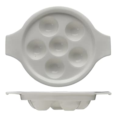 Fortessa 5100.F0000.31 Basics 8.25" Escargot Dish - 6 / CS