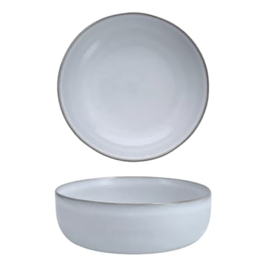 Fortessa 8200.SVEL.ST.05 Svelte Stone White 37 ounce Bowl