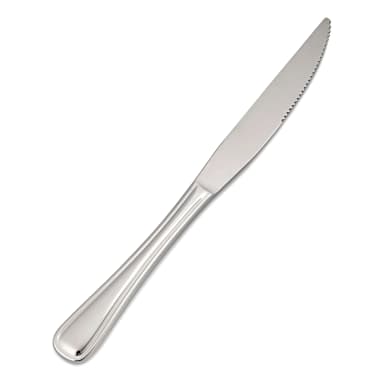 Bon Chef S4615 Ravello S/S Mirror 9.25" Steak Knife - Dozen