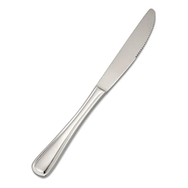Bon Chef S4611 Ravello S/S Mirror 9" Dinner Knife - Dozen