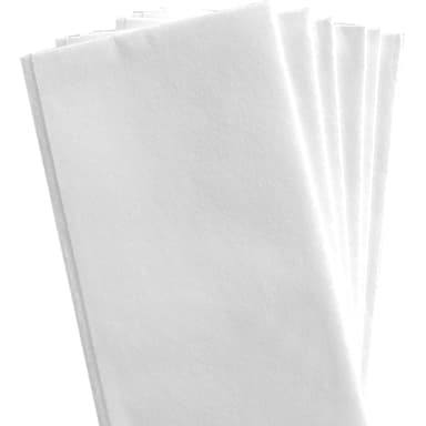 Darling Foodservice White Linen-Like 8.25 x 4.25 in. Napkin