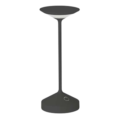 Arcoroc FP431 Tempo Charcoal Mini Table Lamp