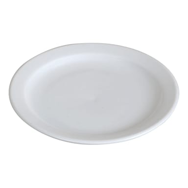 Darling Foodservice Bright White Wide Rim 7-1/8" Plate
