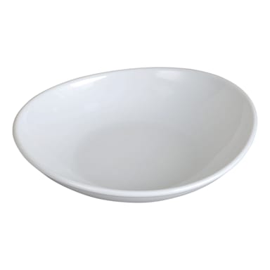 Darling Foodservice Bright White 30 ounce Oblong Pasta Bowl