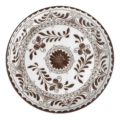 Zaba A105P804 Talara Vida Brown 5-3/4" Plate
