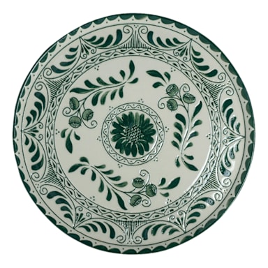 Zaba A103P800 Talara Vida Green 13" Plate - 6 / CS