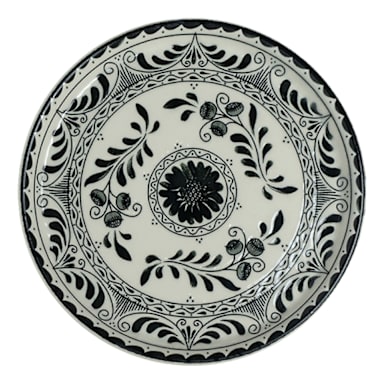 Zaba A101P804 Talara Vida Black 5-3/4" Plate