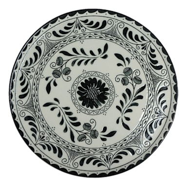 Zaba A101P800 Talara Vida Black 13" Plate - 6 / CS